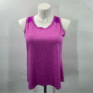 Tek Gear Purple Scoop Neck Tank Top L